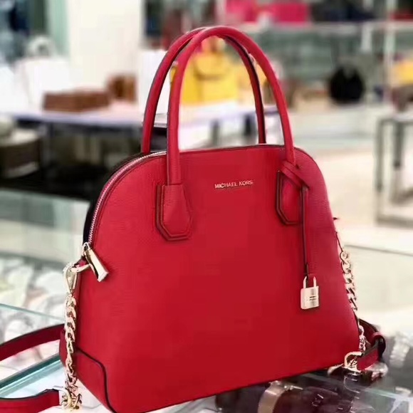 Michael Kors purse dome satchel crossbody handbag NWT - Picture 6 of 14